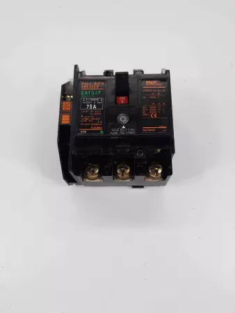 Fuji EA103F 3P 75A Circuit breaker W/Alarm Switch