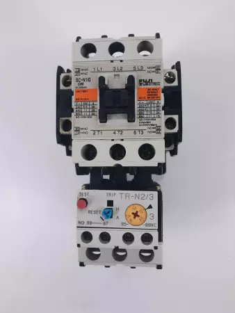 Fuji SC-N1/G Contactor 24VDC Coil w/ TR-N2/3 Overload Relay 18-26A