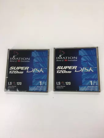 Imation SuperDisk 120MB (2-Pack) LS-120 Super Disk