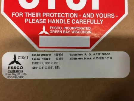 Essco Inc. 13880 Type KF Fiberline Blade 0.060