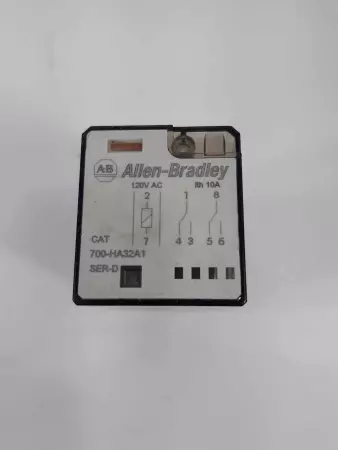 Allen-Bradley 700-HA32A1 Ser. D 120VAC Relay 