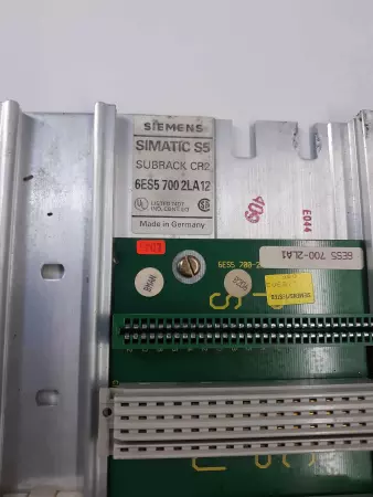 Siemens Simatic S5 6ES5 700 2LA12 Subrack CR2
