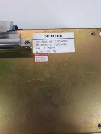 Siemens 64E/32AUSGAENGE I/O Module
