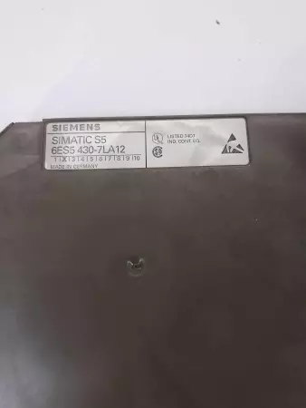 Siemens 6ES5 430-7LA12 Digital Input Module, 24 volts DC