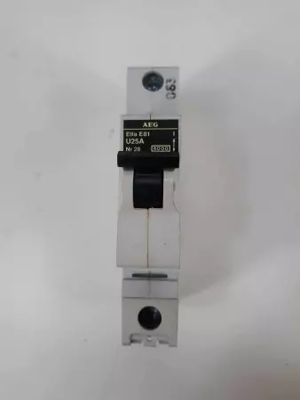 AEG Elfa E81 U25A 1 Pole Circuit Breaker  25Amp