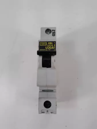 AEG Elfa E81S U20A 1 Pole Circuit Breaker 20Amp