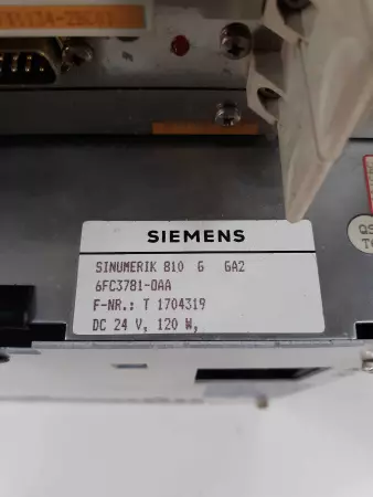 Siemens 6FC3781-0AA SINUMERIK Control Unit 