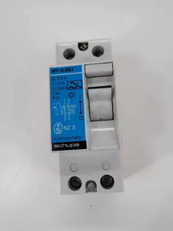 Schupa NPFI 25.030.2  2-Pole Circuit Breaker