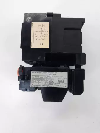 Mitsubishi S-K12 Contactor 100v Coil w/ TH-K12KP Overload Relay 1-1.6A