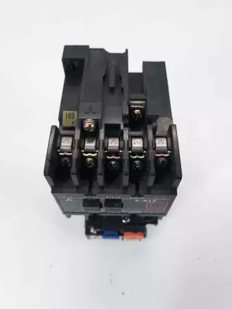 Mitsubishi S-K12 Contactor 100v Coil w/ TH-K12KP Overload Relay 1-1.6A