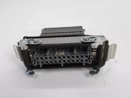 Harting Han Connector Female 24-Pin 16A 380v Hinge Lock Cable Plug End 