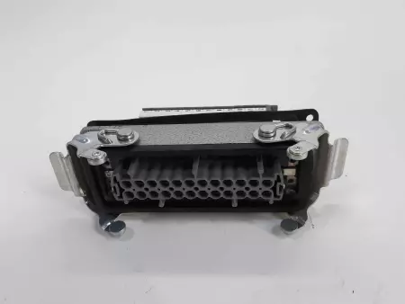 Harting Han Connector Female 24-Pin 16A 380v Hinge Lock Cable Plug End 