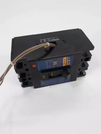 Mitsubishi NF30-SS Circuit Breaker 30A 3Pole w/Aux Switch