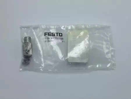 NEW FESTO CRSG-M6 BEARING ROD CLEVIS SIZE M6  FACTORY SEALED 