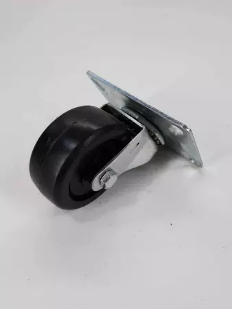 QT-4 ZORO SELECT 1UKT1 Swivel Plate Caster, Polyolfin,3 in lot of 4 