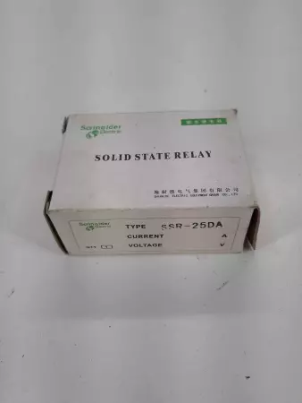 Scrinalder  SSR-25DA 25A Solid State Relay DC-AC 3-32VDC 24-380VAC