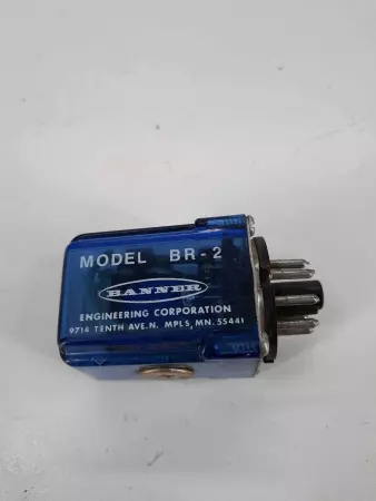 Banner BR-2  Relay 12VDC Coil 8 Pin