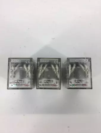 Omron  MY4N-D2 24Vdc Relay lot of 3