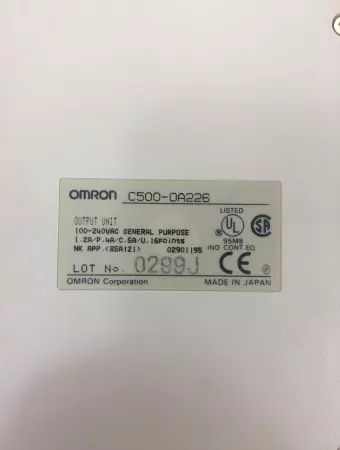 Omron C500-OA226 Output Unit 100-240VAC 