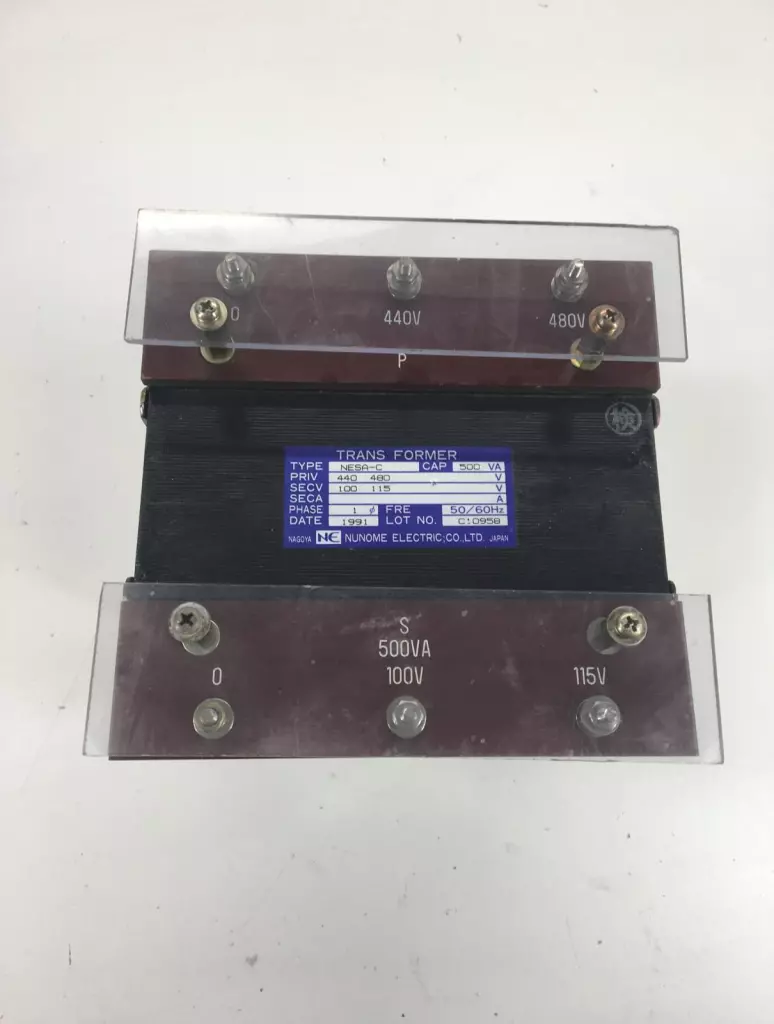 Nunome Electric NESA-C 500 VA Transformer 500VA 