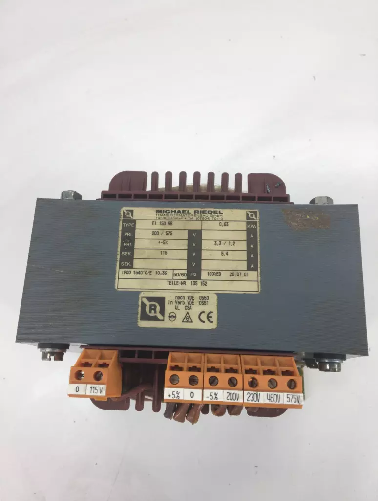 Michael Riedel EI 150 NB Transformer 0.63kVA 