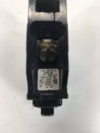 Square D LJ157 1-Pole Circuit Breaker. 30A 120-240VAC 