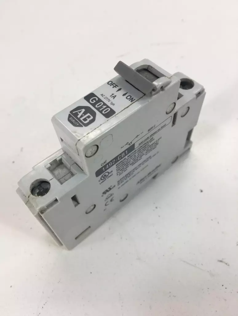 Allen-Bradley 1492-CB1 SER.C 1-Pole G010 Circuit Breaker, 277V 1Hp 1Amp 