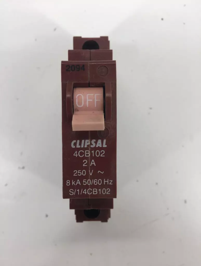 Clipsal 4CB102 1-Pole Circuit Breaker, 250V 3Amp 