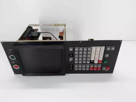 Fanuc A02B-0060-C031 Interface Monitor W/Keypad Data Entry (Button Missing) 