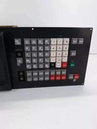 Fanuc A02B-0060-C031 Interface Monitor W/Keypad Data Entry (Button Missing) 