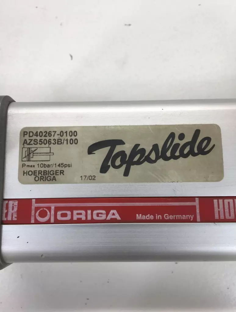 Hoerbiger Origa PD40267-0100 ,AZS5063B/100 Topslide Pneumatic Cylinder 40X100mm 