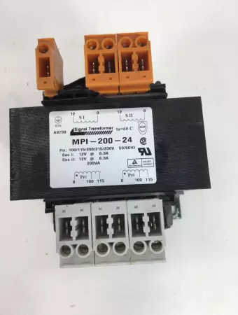 Signal Transformer Inc. MPI-200-24 Power Transformer 100-230VAC 12VDC 8.3Amp 