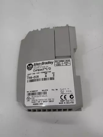 Allen Bradley 1769-ECR ser.A rev.2 Right End Cap / Terminator 