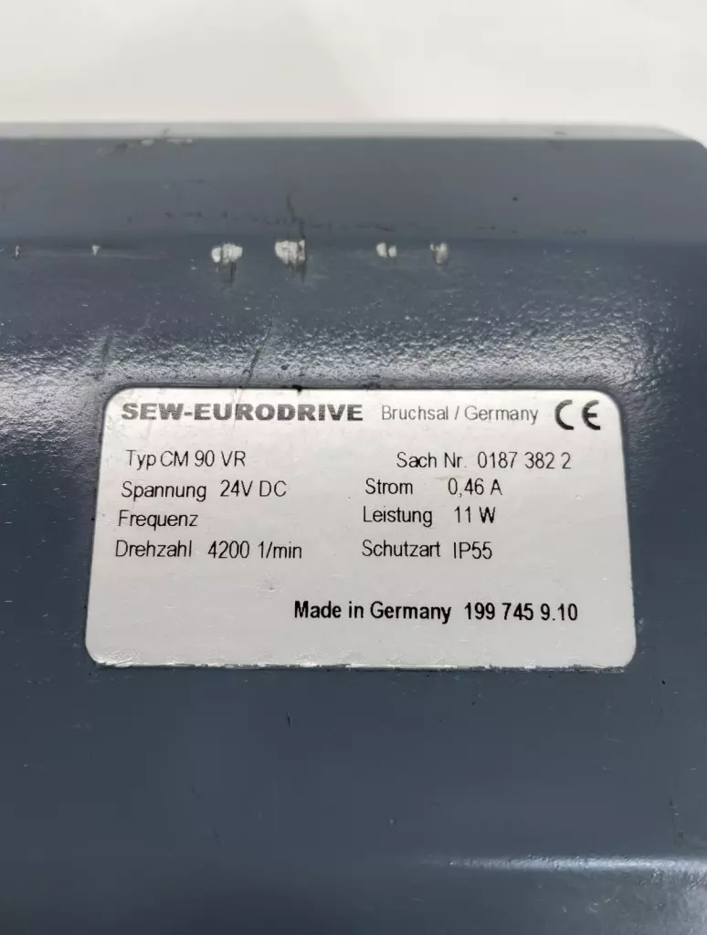 Sew-Eurodrive RXF67 CFM90L/TF/RH1M/SM50 Servo Gear Motor, Ratio 2.40:1 
