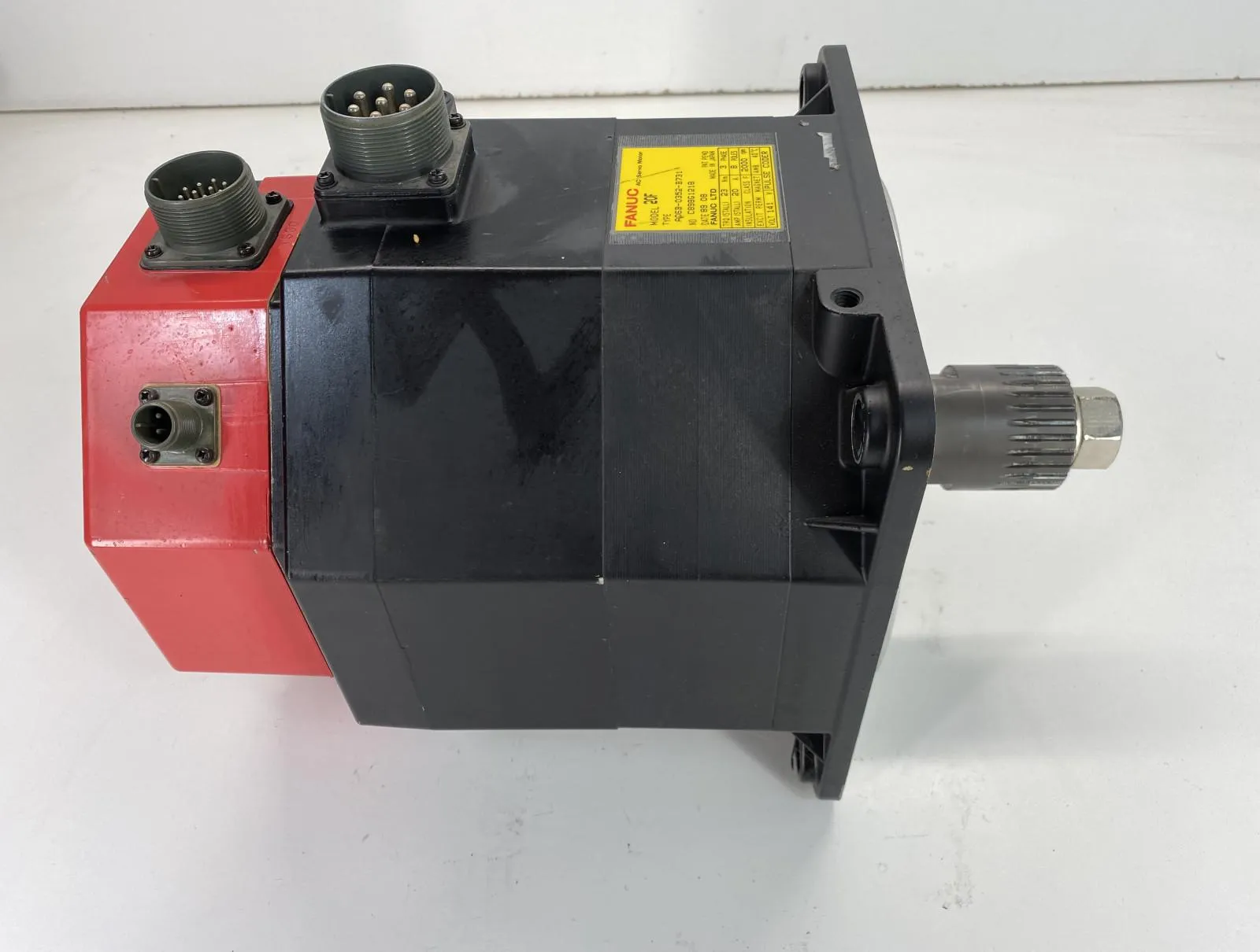 Fanuc A06B-0352-B731 AC Servo Motor, 141V 20A 