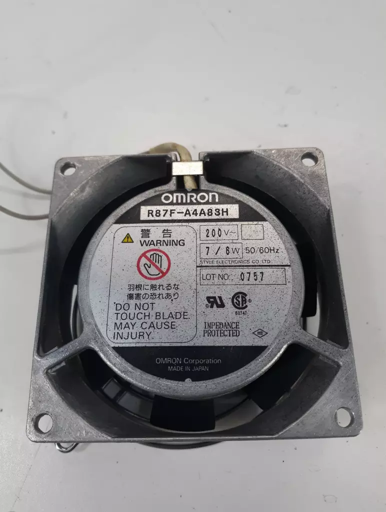 Omron R87F-A4A83H Cooling Fan, Aluminum Frame 