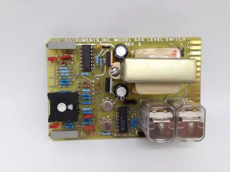 ASI INSTRUMENTS A046901 LEVEL SWITCH PCB CIRCUIT BOARD, REV 9 