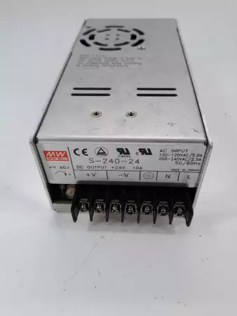 Mean Well S-240-24 24V 10A Single Output Switching Power Supply