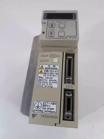 Yaskawa SGDA-04ASP ServoPack Drive w/OP03A Operator Module 