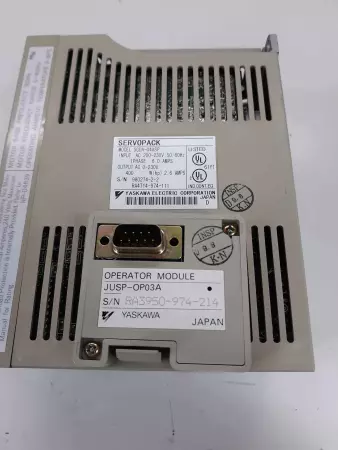 Yaskawa SGDA-04ASP ServoPack Drive w/OP03A Operator Module 