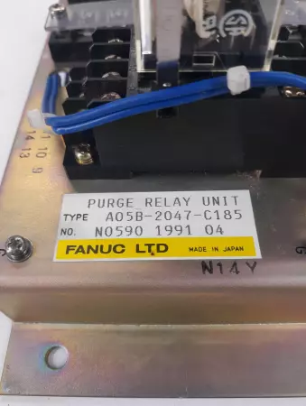 Fanuc A05B-2047-C185 Purge Relay Unit 