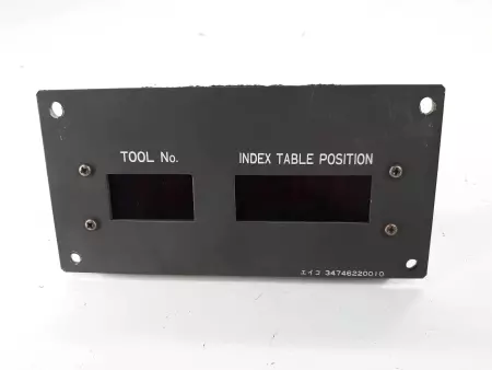 Mazak H-500 Digital Tool Index Table Position 34746220010 / IPM-100 N-09