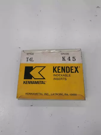 Kennametal T4L K45 Indexable Inserts 