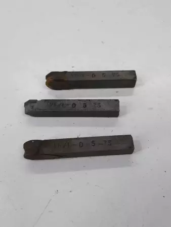 VR/W - D 5 75 Brazed Carbide Tool 3pcs