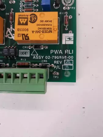 Liebert Emerson 02-790868-00 Rev A PWA RLI Circuit Board Assembly