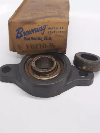 Browning FB210-7/8 Flange Ball Bearing Pillow Block, Bore 7/8