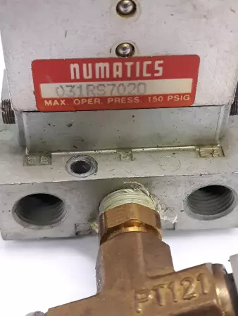 Numatics 031RS7020 Solenoid Valve 150Psi Max Pressure 100-120V 0.06A 