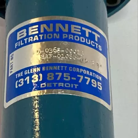 Bennett 5-0365-00013 Pneumatic Inline Filter 3/4