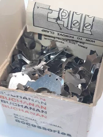 Buchanan NO.62 Snap-In Channel Clamps Lot of 100