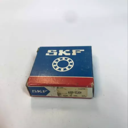 SKF 6205-2ZJEM Premium Metal Shielded Ball Bearing, 20x42x12mm 